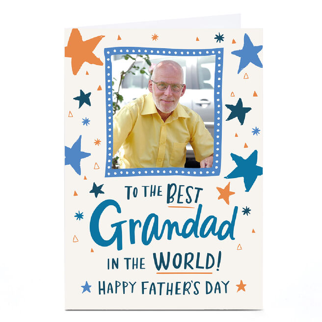 Photo Ebony Newton Father's Day Card - Best Grandad in the World