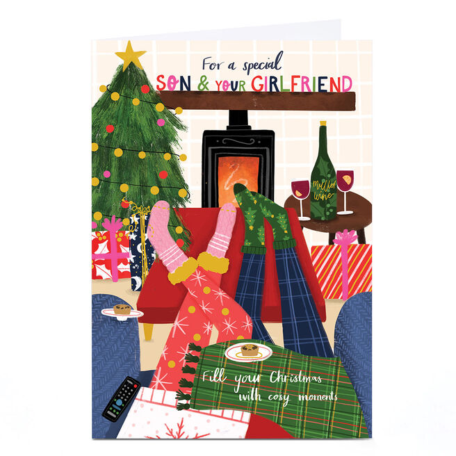 Christmas Card - A Special Son & Your Girlfriend