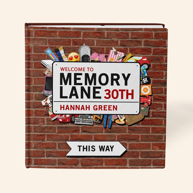 Personalised Book - Memory Lane 30th Birthday