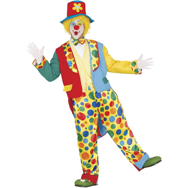 Clown Adult Fancy Dress Costume 