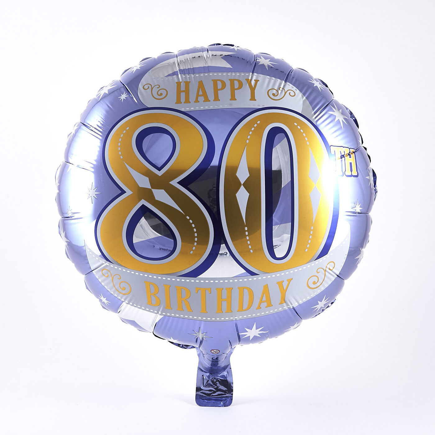 Buy Happy 80th Birthday Purple Foil Helium Balloon for GBP 2.49 | Card ...