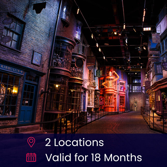 Warner Bros. Studio Tour London & Two Course Lunch for Two Gift Experience Day