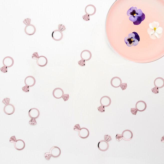 Rose Gold Ring Table Scatter