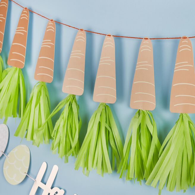 Carrot Tassel Banner 2m