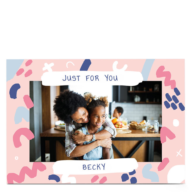 Photo Little Mono Card - Just For You