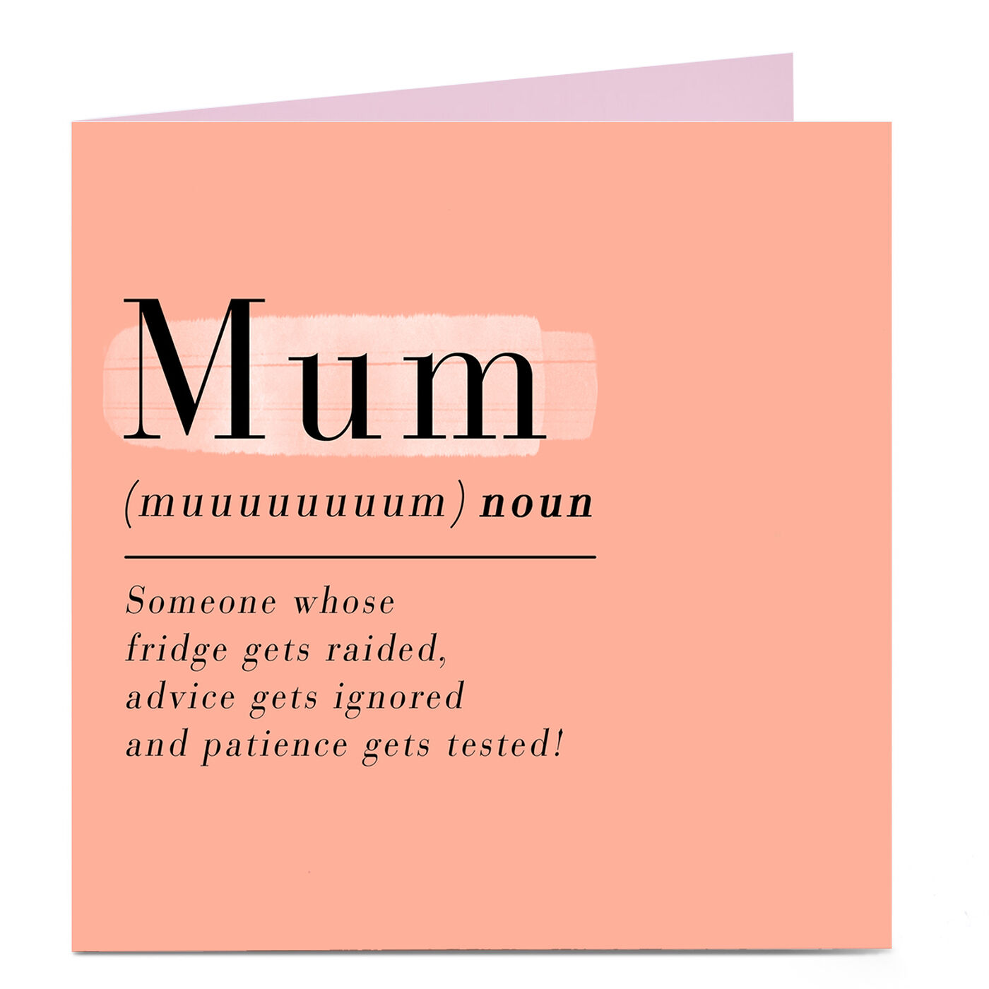 Buy Personalised Mother's Day Card Mum Definition for GBP 3.29 Card