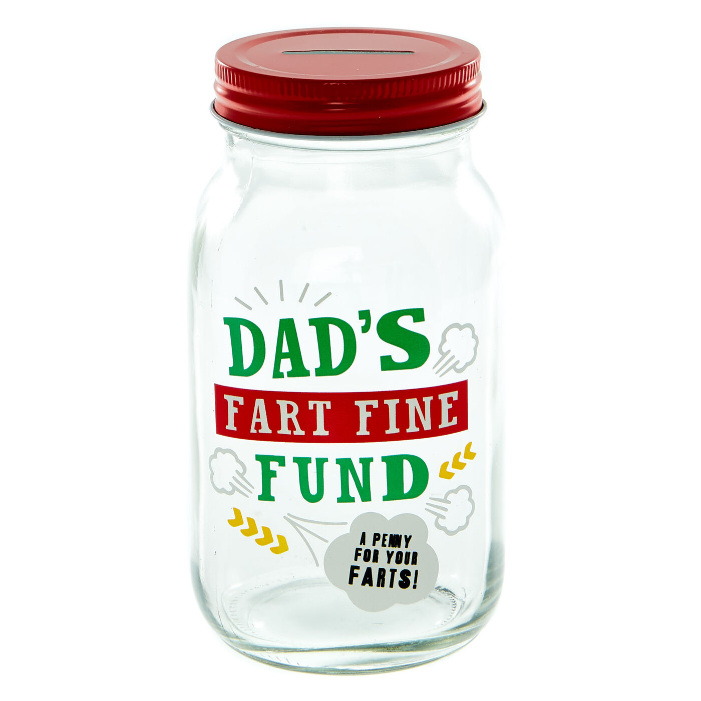 Buy Dad's Fart Fine Fund Jar for GBP 0.99 Card Factory UK
