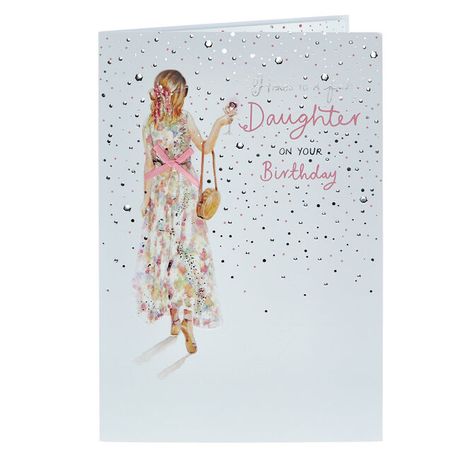 Birthday Card - Here's To A Fab Daughter