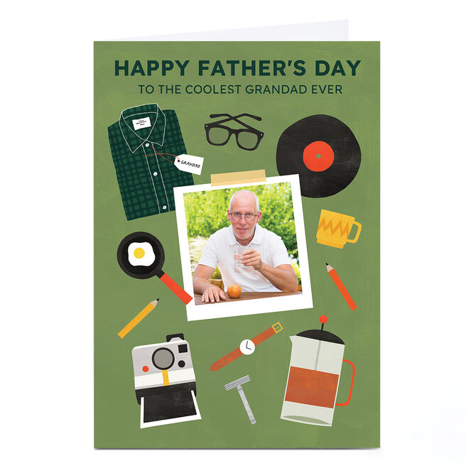 Photo Lemon & Sugar Father's Day Card - Coolest Grandad Ever Stuff