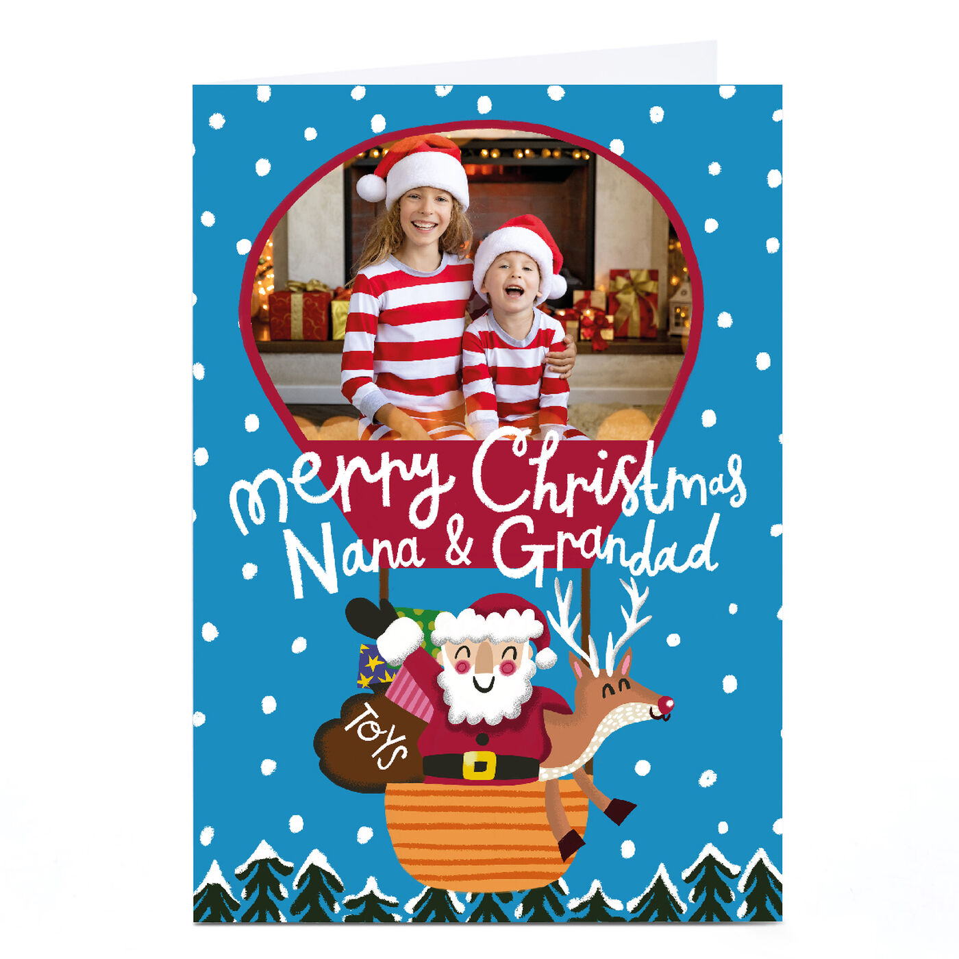Buy Personalised Stevie Studio Christmas Card Merry Christmas Nana