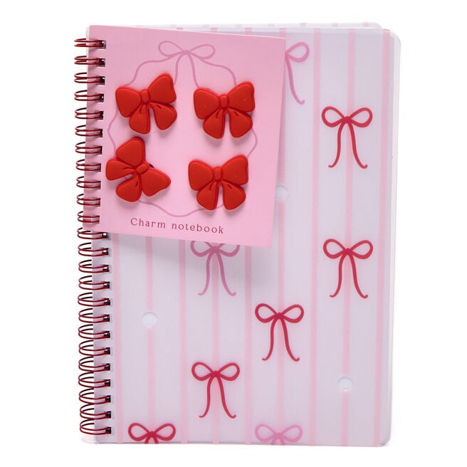 Bow A5 Charm Notebook