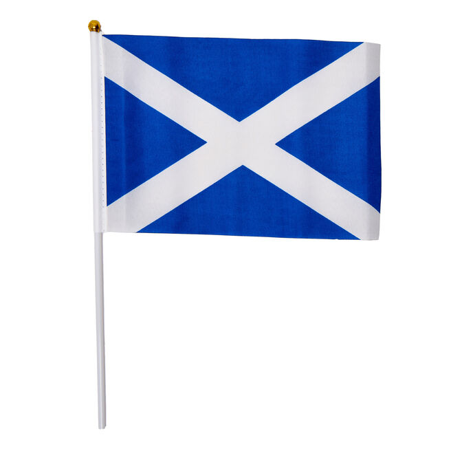 Scotland Small Waving Flags - Pack of 6