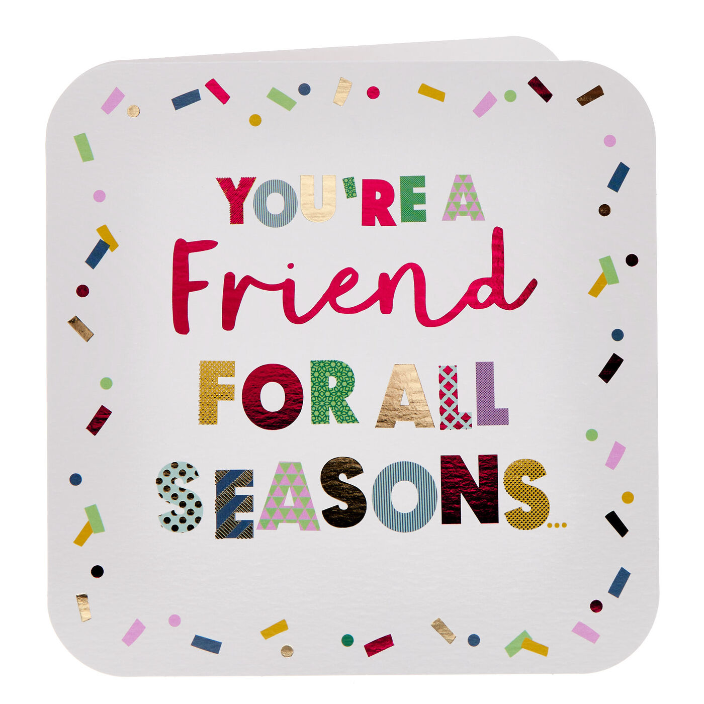 Buy Friend All Seasons Christmas Card for GBP 1.99 Card Factory UK