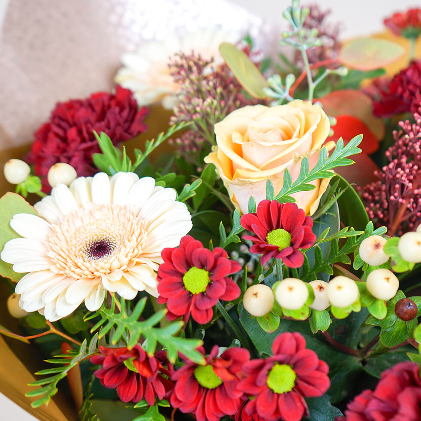 Buy Christmas Gift Box Flower Bouquet Free Delivery! for GBP 34.99