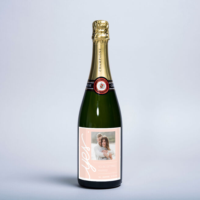 Luxury Personalised Champagne - Just Married