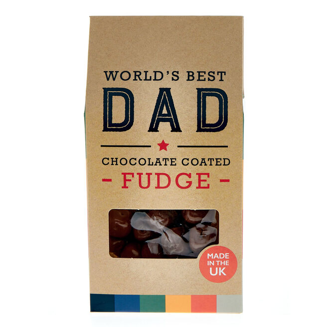 World's Best Dad Chocolate Coated Fudge, World's Best Dad Chocolate Coated Fudge