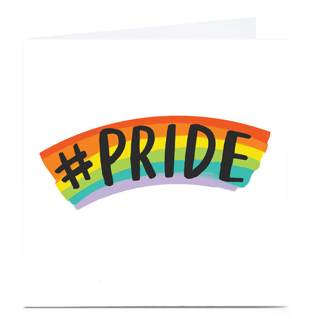 Personalised Card - #Pride
