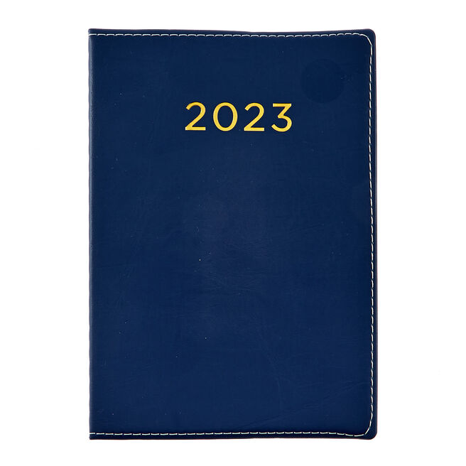 Navy Blue Page-A-Day 2023 Pocket Diary