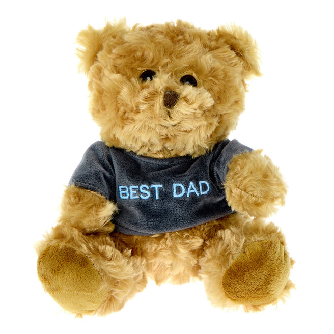Small Best Dad Bear Soft Toy