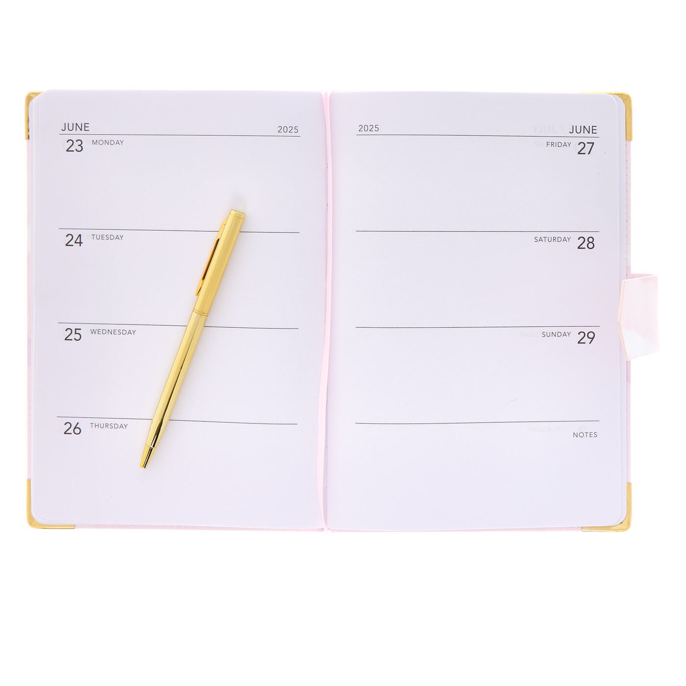 Buy A5 Soft Pink Watercolour 2025 Diary for GBP 2.99 Card Factory UK