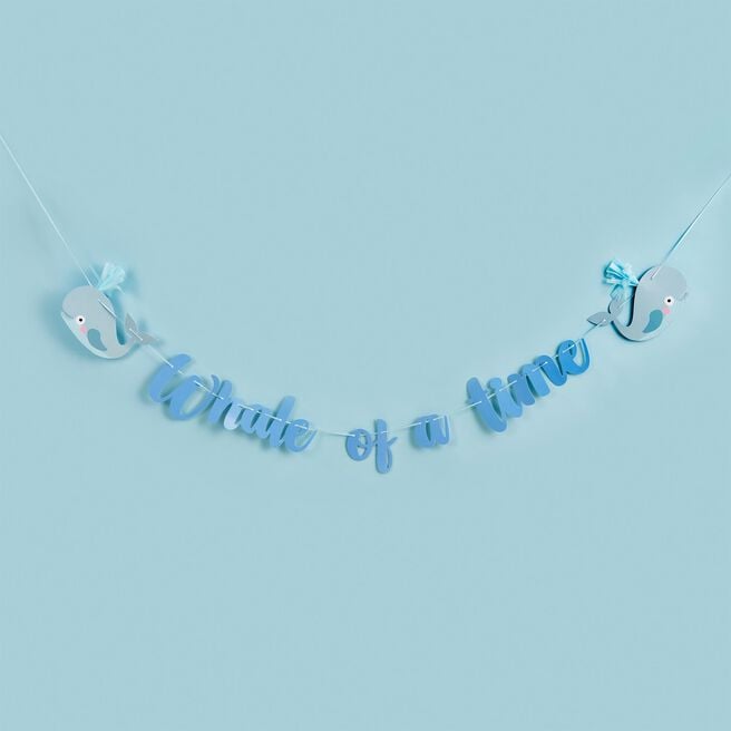 Whale Of A Time Tassel Card Banner