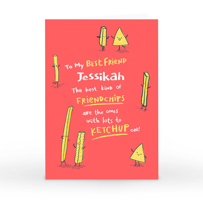 Personalised Hew Ma Card - Friendchips 