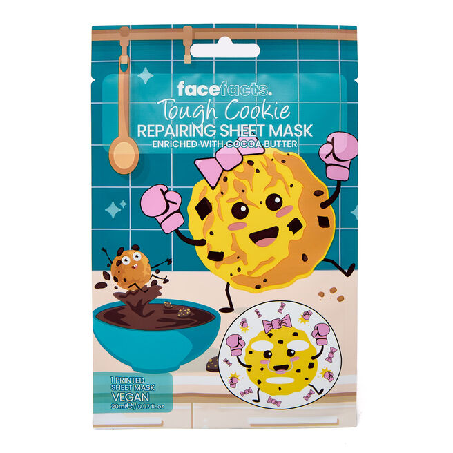 Face Facts Printed Sheet Mask - Tough Cookie