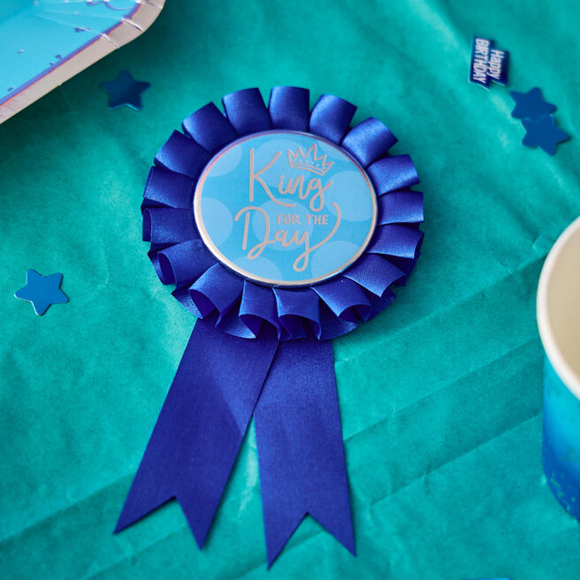 King For The Day Rosette