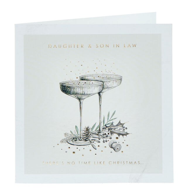 Daughter & Son in Law Flutes Christmas Card