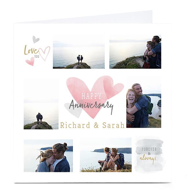 Photo Anniversary card - Love You Forever & Always