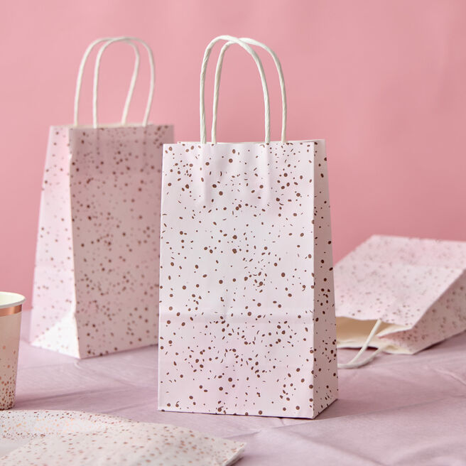 Rose Speckle Party Bags - Pack of 10