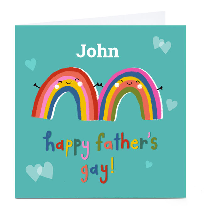 Personalised Kerry Spurling Father's Day Card - Happy Father's Gay