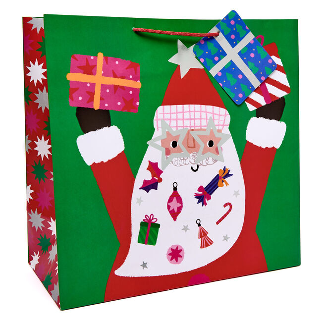 Santa & Presents Giant Square Gift Bag