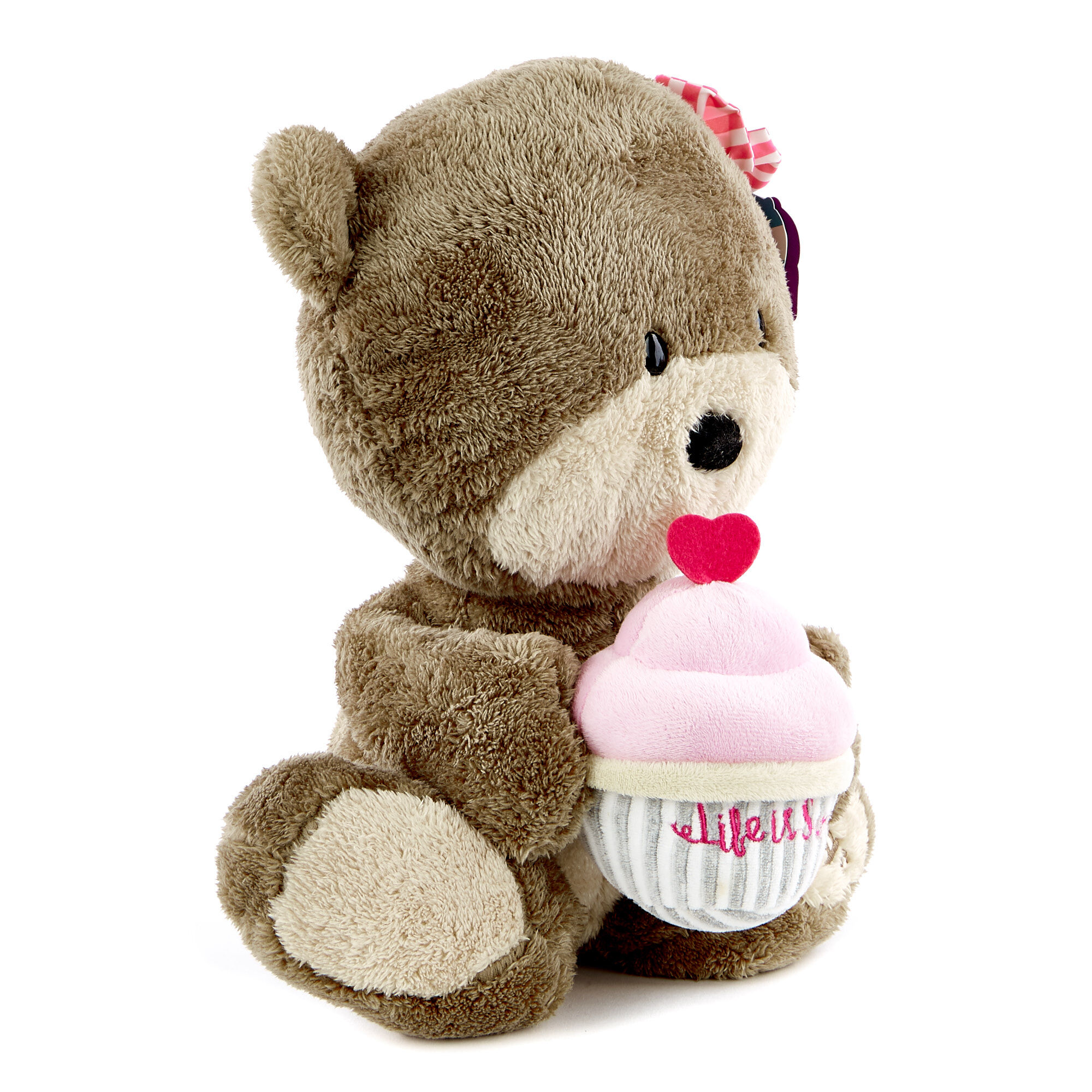 baby girl teddy bear card factory