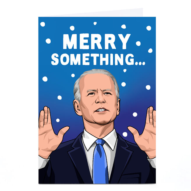 Personalised All Things Banter Christmas Card - Merry Something