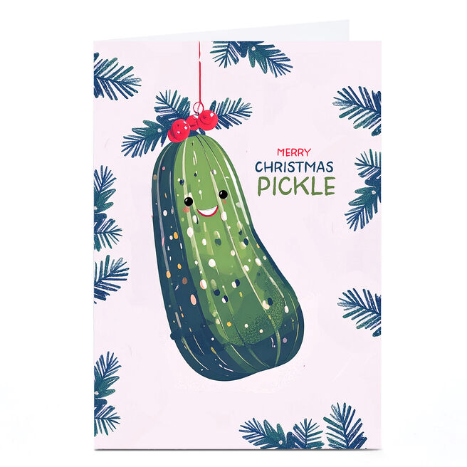Christmas Card - Merry Christmas Pickle