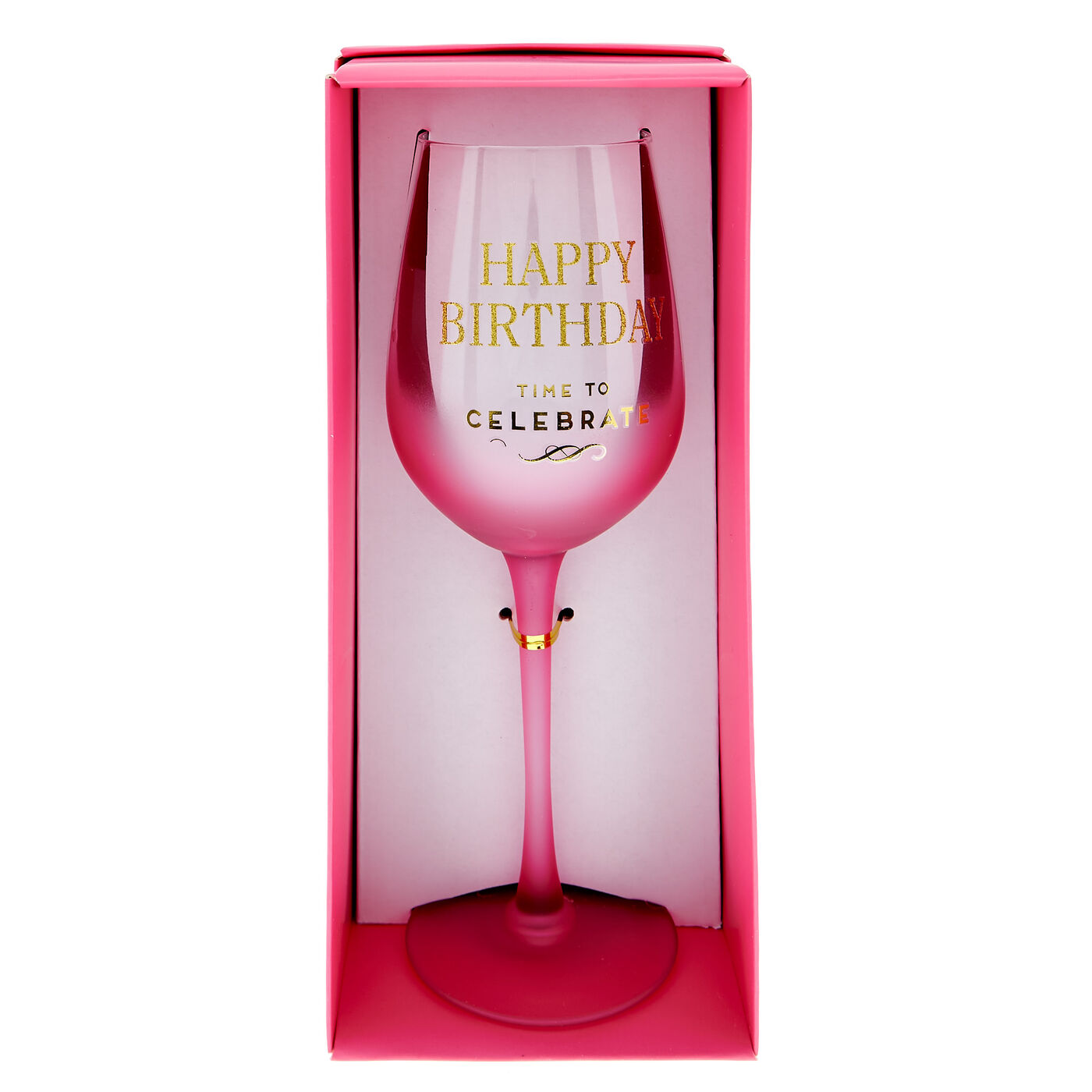 Buy Happy Birthday Wine Glass - Time To Celebrate for GBP 4.99 | Card  Factory UK
