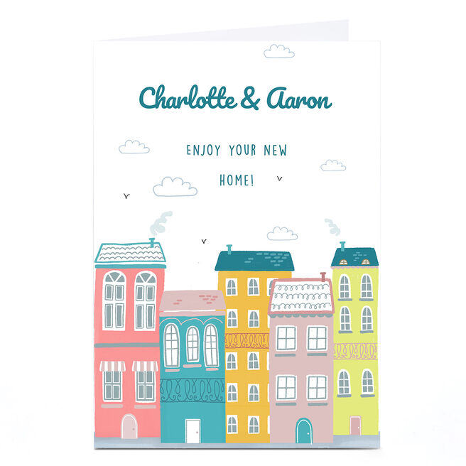 Personalised New Home Card - Enjoy Your New Home 