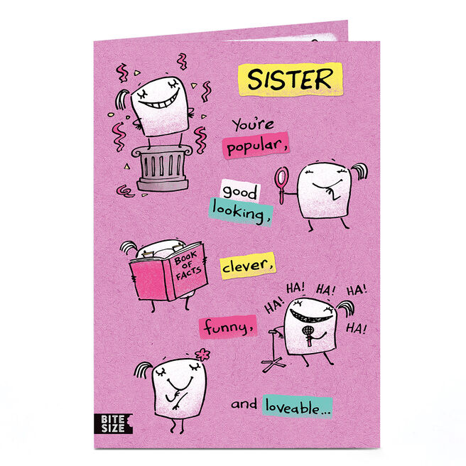 Birthday Card - We're So Alike, Sister