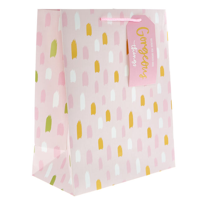 Large Portrait Gift Bag - Pink Gorgeous Things 