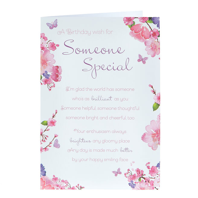 Birthday Card - A Wish For Someone Special