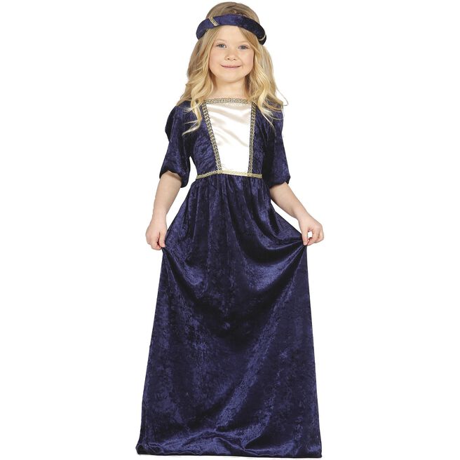 Medieval Girl Children's Fancy Dress Costume 