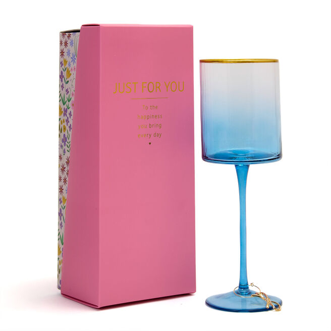 Just For You Wine Glass