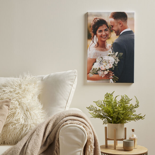 Personalised Portrait Photo Canvas 40cm x 60cm