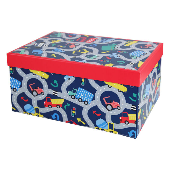 Toy Cars Flat-Pack Trunk Gift Box
