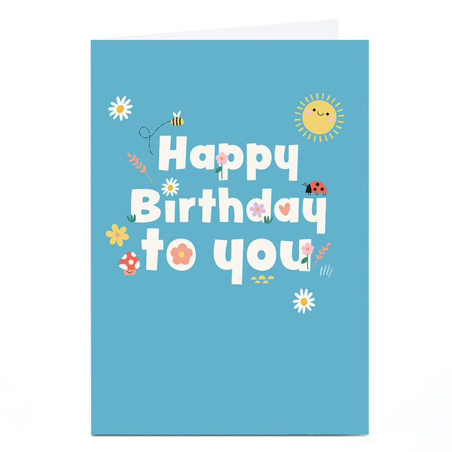 Personalised Frances Wilson Birthday Card - Happy Birthday To You