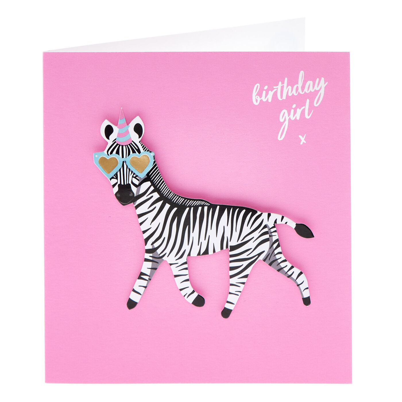 Buy Zebra Birthday Girl Birthday Card for GBP 3.99 | Card Factory UK