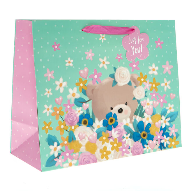 Just For You Hugs Large Landscape Gift Bag