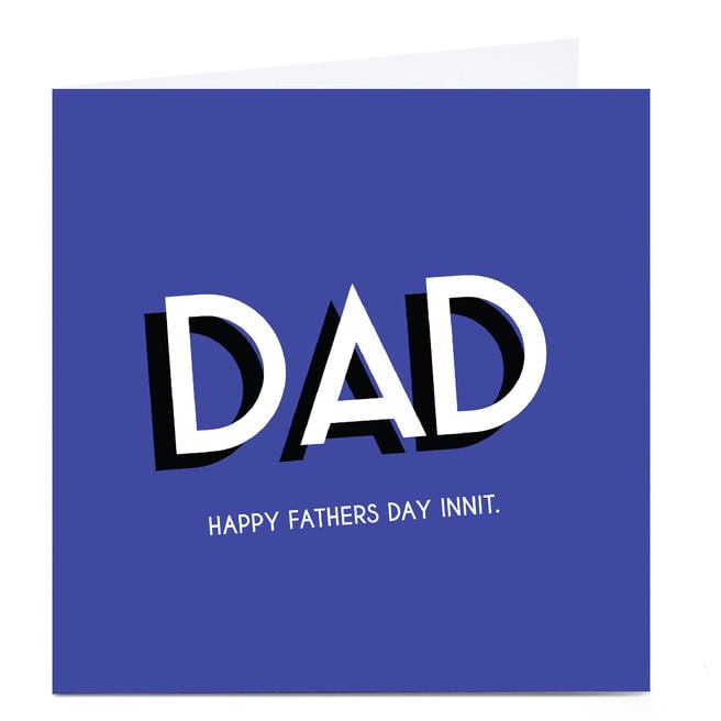 Personalised Streetgreets Father's Day Card - DAD