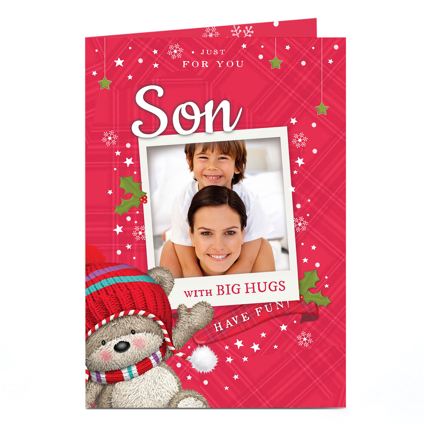 Buy Photo Christmas Hugs Card - With Big Hugs for GBP 2.99 | Card ...